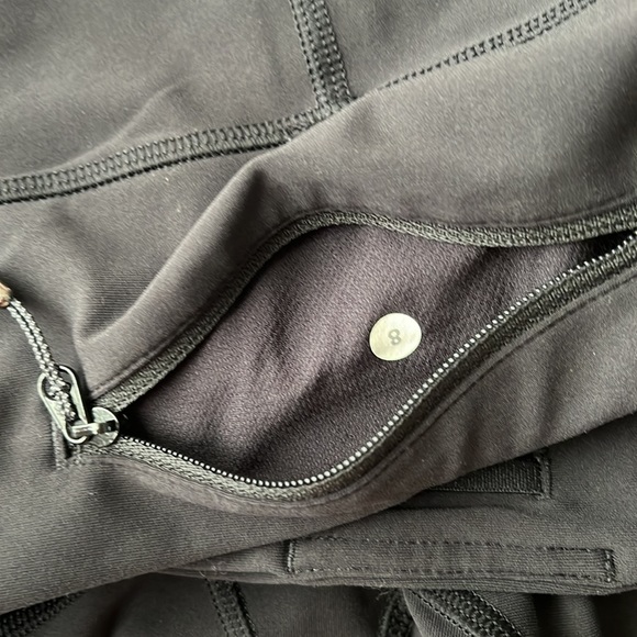 Lululemon Tight Stuff Reflective Crop Scallop Hem Legging - Picture 10 of 10